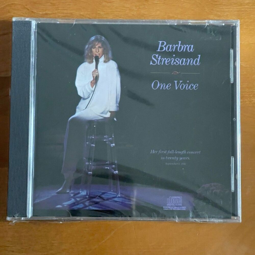 New Barbara Streisand One Voice Live Music Concert CD Sealed